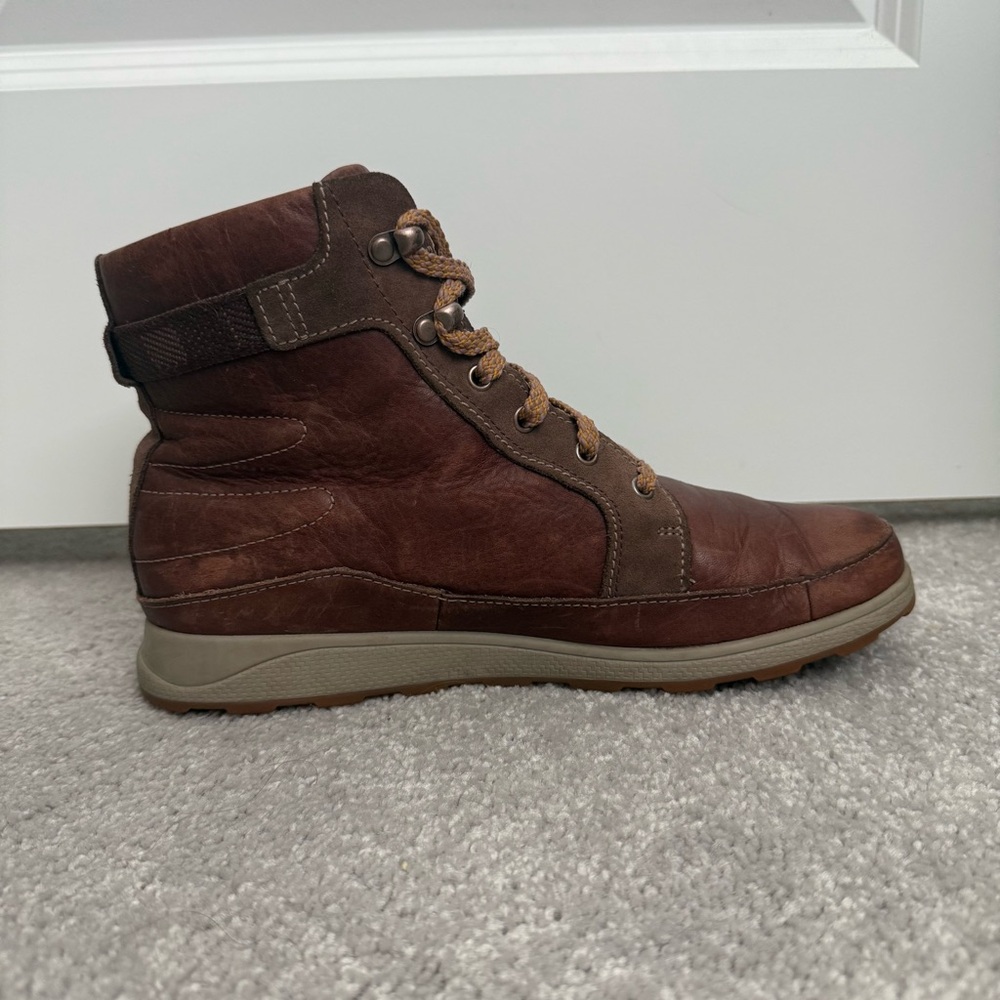 Chaco Sierra Boots Women's Size 9 Brown Waterproof Leather Hiking Shoes Gorpcore - Picture 6 of 12